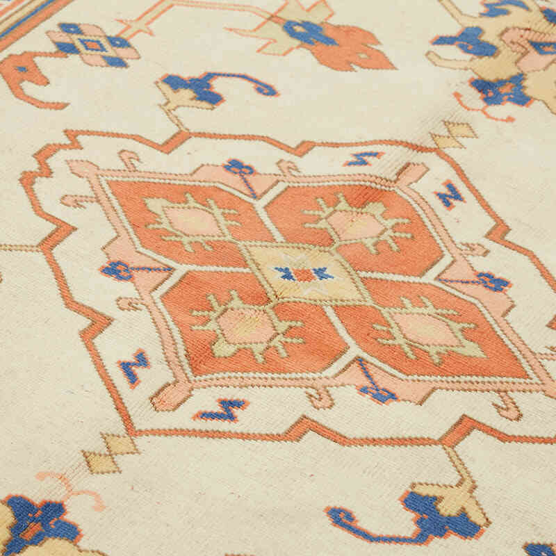 Alfombra Vintage Turca Anudada a Mano - 185 cm x 253 cm - K0078679