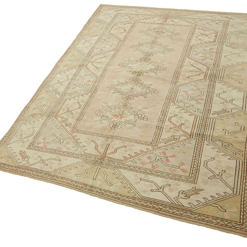 El Dokuma Vintage Halı - 191 cm x 289 cm - K0078682