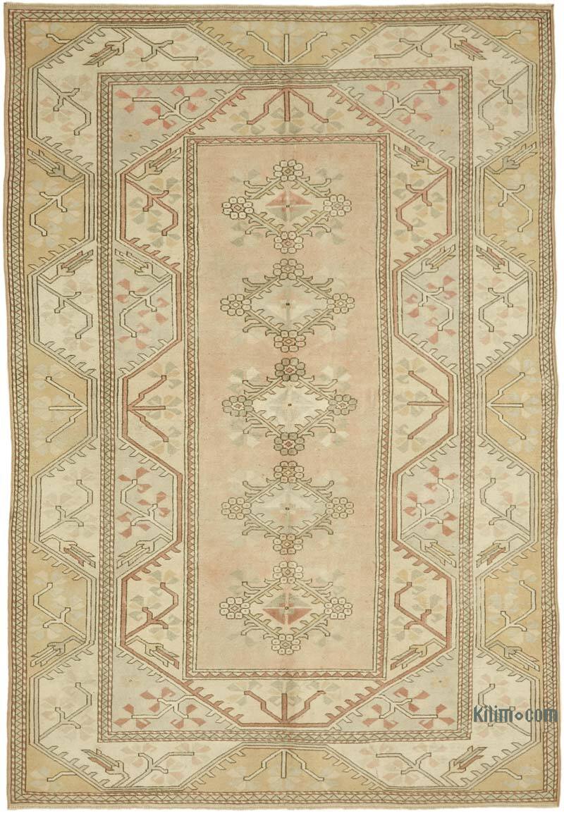 El Dokuma Vintage Halı - 191 cm x 289 cm - K0078682