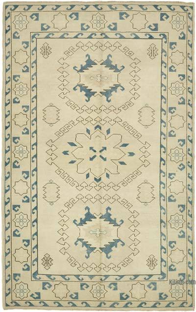 Vintage Turkish Hand-Knotted Rug - 6' 8" x 10' 3" (80" x 123")