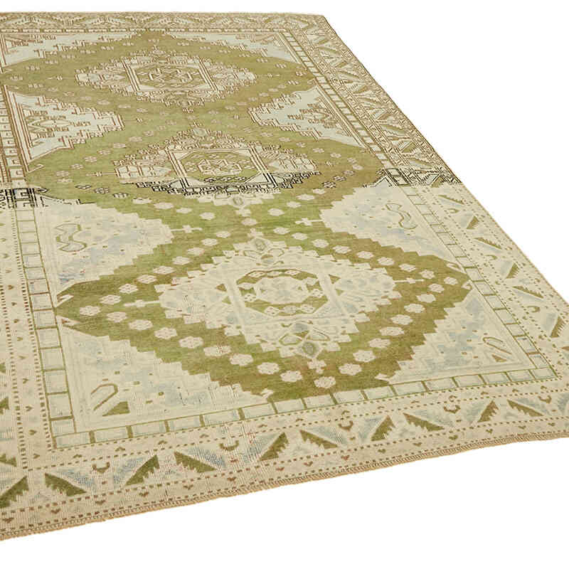 Vintage Turkish Hand-Knotted Rug - 6' 3" x 9' 2" (75" x 110") - K0078690
