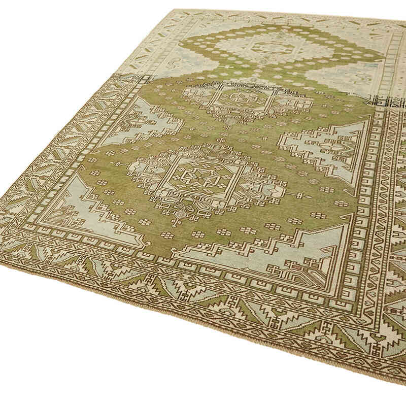 Vintage Turkish Hand-Knotted Rug - 6' 3" x 9' 2" (75" x 110") - K0078690