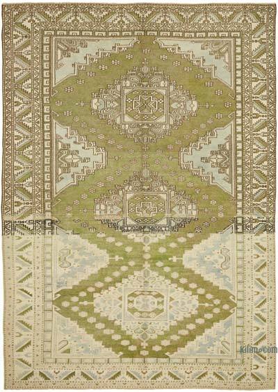 Alfombra Vintage Turca Anudada a Mano - 186 cm x 271 cm
