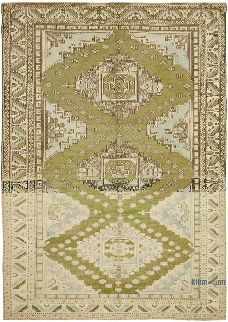 Vintage Turkish Hand-Knotted Rug - 6' 3" x 9' 2" (75" x 110") - K0078690