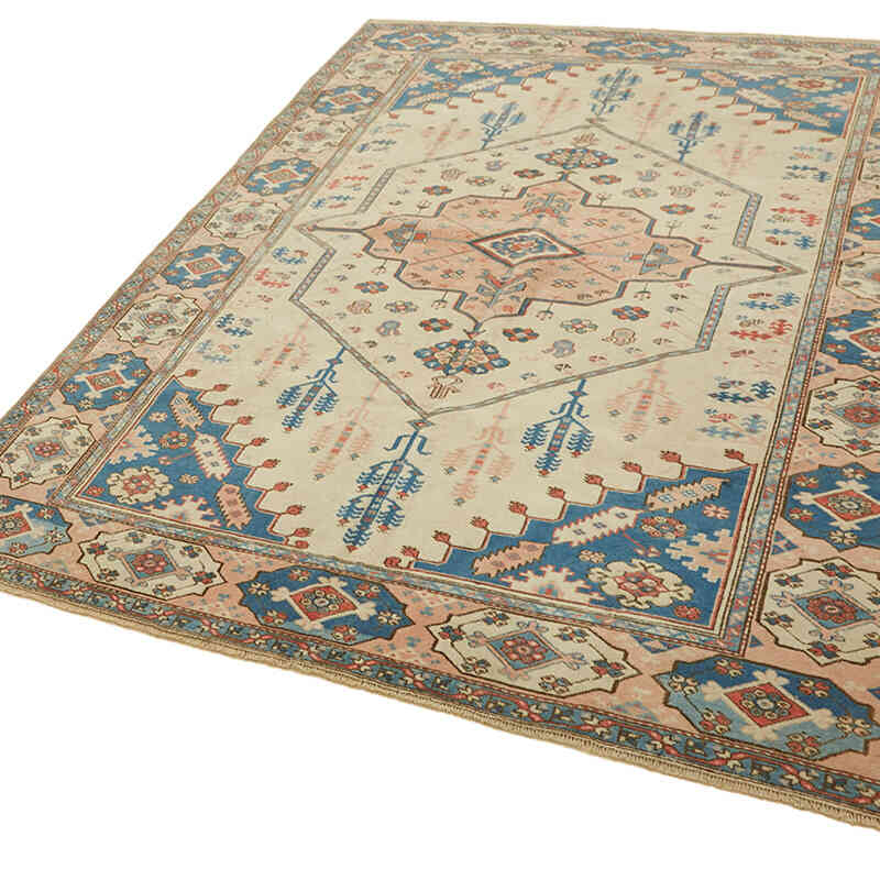 El Dokuma Vintage Halı - 183 cm x 244 cm - K0078691