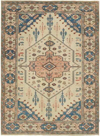 El Dokuma Vintage Halı - 183 cm x 244 cm