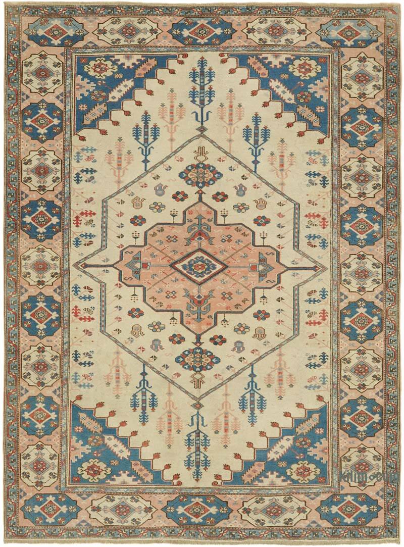 El Dokuma Vintage Halı - 183 cm x 244 cm - K0078691