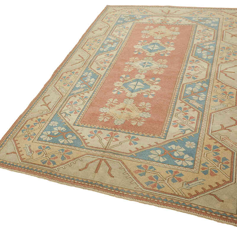 Vintage Turkish Hand-Knotted Rug - 5' 2" x 8' 3" (62" x 99") - K0078695