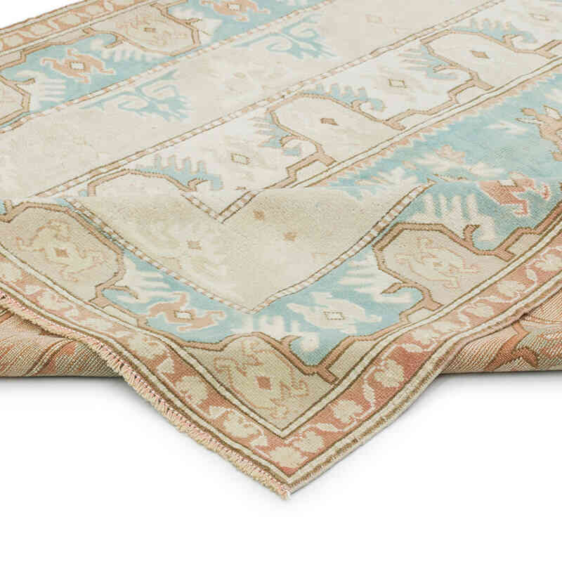 Alfombra Vintage Turca Anudada a Mano - 165 cm x 218 cm - K0078696
