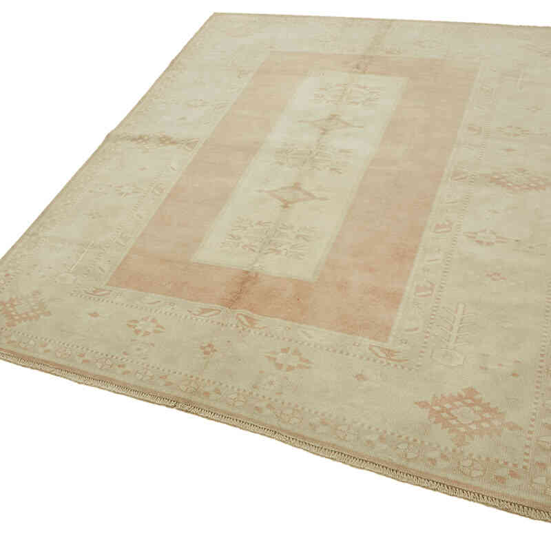Alfombra Vintage Turca Anudada a Mano - 192 cm x 221 cm - K0078697