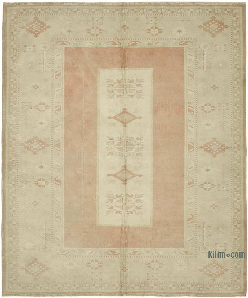 Alfombra Vintage Turca Anudada a Mano - 192 cm x 221 cm - K0078697