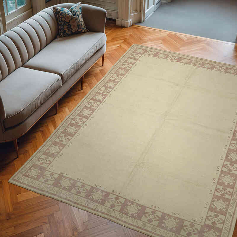 El Dokuma Vintage Halı - 209 cm x 276 cm - K0078698