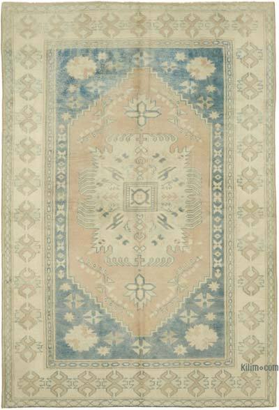 Alfombra Vintage Turca Anudada a Mano - 173 cm x 257 cm