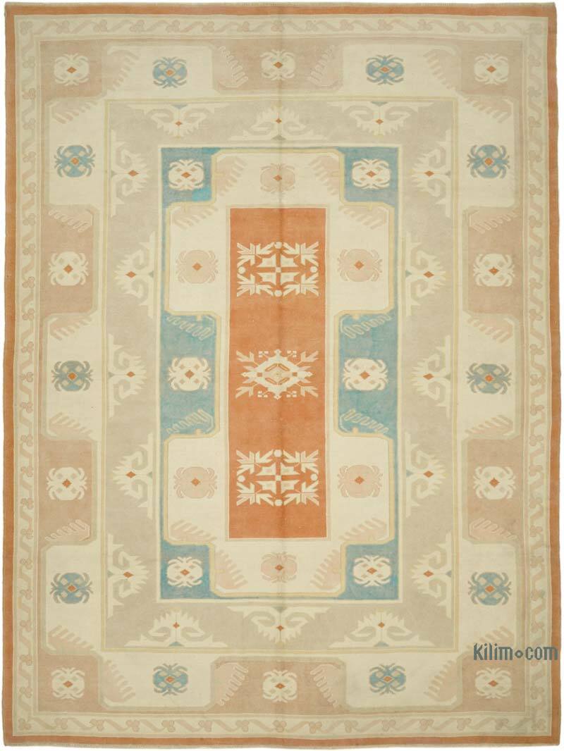 Alfombra Vintage Turca Anudada a Mano - 241 cm x 321 cm - K0078700