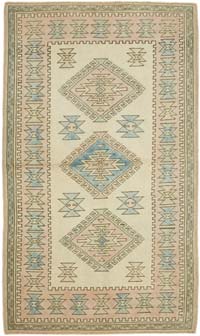 El Dokuma Vintage Halı - 122 cm x 210 cm