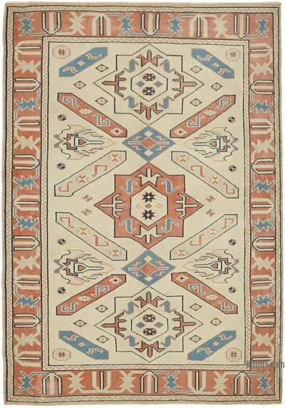 Alfombra Vintage Turca Anudada a Mano - 127 cm x 188 cm
