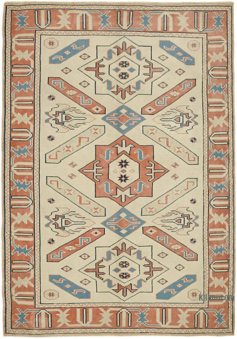 Vintage Turkish Hand-Knotted Rug - 4' 2" x 6' 2" (50" x 74") - K0078704