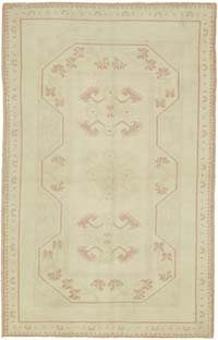 Vintage Turkish Hand-Knotted Rug - 4' 5" x 6' 11" (53" x 83")