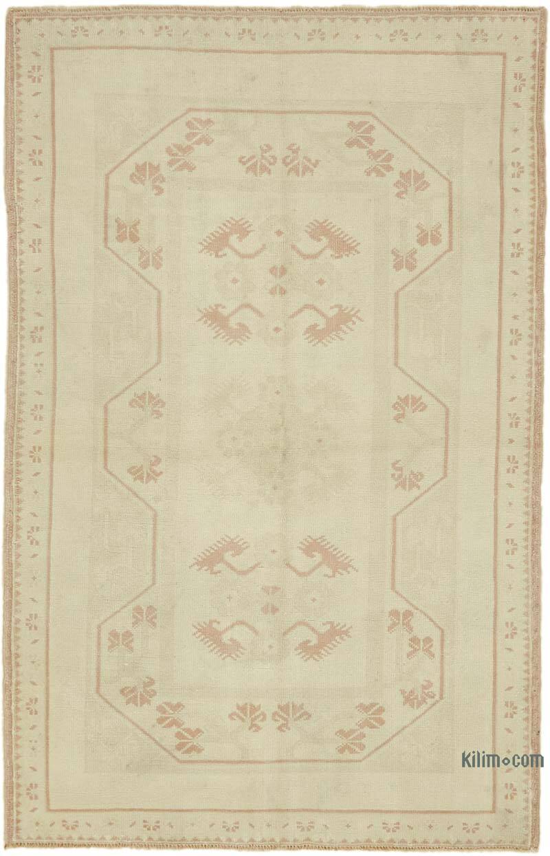 Vintage Turkish Hand-Knotted Rug - 4' 5" x 6' 11" (53" x 83") - K0078707