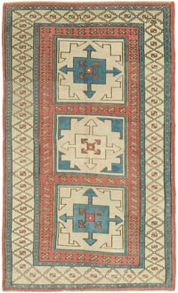 El Dokuma Vintage Halı - 125 cm x 208 cm