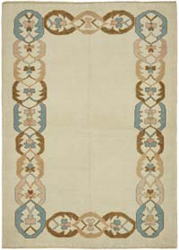 Vintage Turkish Hand-Knotted Rug - 4' 8" x 6' 5" (56" x 77")
