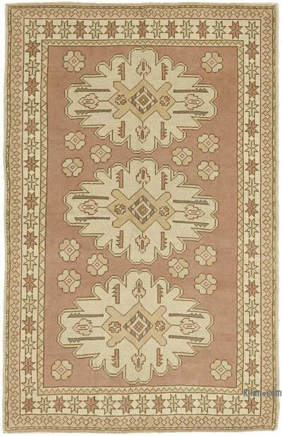 Alfombra Vintage Turca Anudada a Mano - 125 cm x 197 cm
