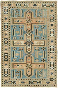 El Dokuma Vintage Halı - 123 cm x 189 cm