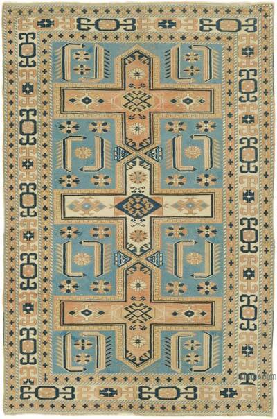 Alfombra Vintage Turca Anudada a Mano - 123 cm x 189 cm