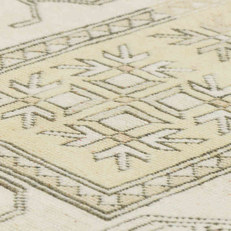 Alfombra Vintage Turca Anudada a Mano - 120 cm x 215 cm - K0078721