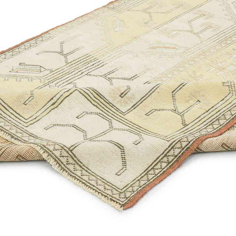 Alfombra Vintage Turca Anudada a Mano - 120 cm x 215 cm - K0078721