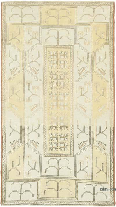 Alfombra Vintage Turca Anudada a Mano - 120 cm x 215 cm