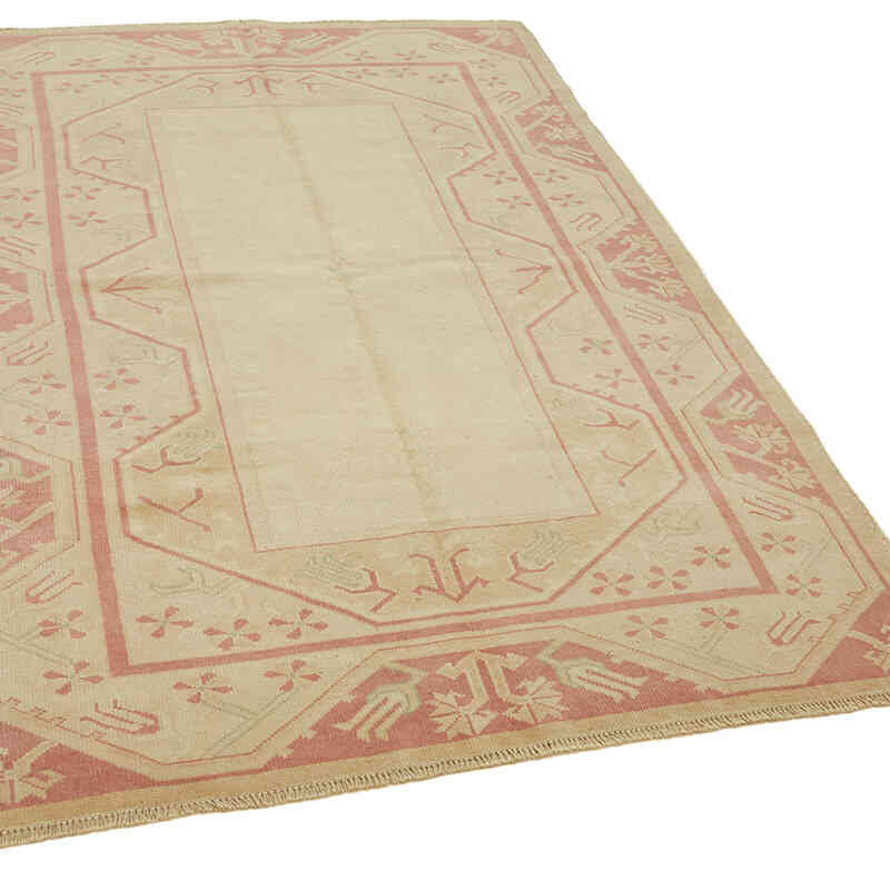 Vintage Turkish Hand-Knotted Rug - 4' 7" x 6' 7" (55" x 79") - K0078724
