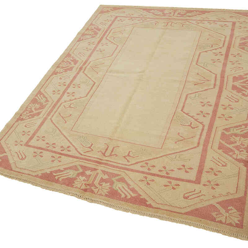 Vintage Turkish Hand-Knotted Rug - 4' 7" x 6' 7" (55" x 79") - K0078724
