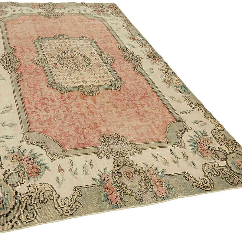 Alfombra Vintage Turca Anudada a Mano - 195 cm x 330 cm - K0078727
