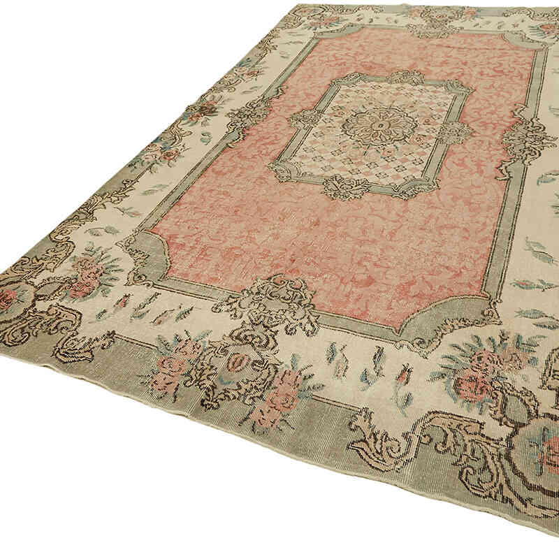 Alfombra Vintage Turca Anudada a Mano - 195 cm x 330 cm - K0078727
