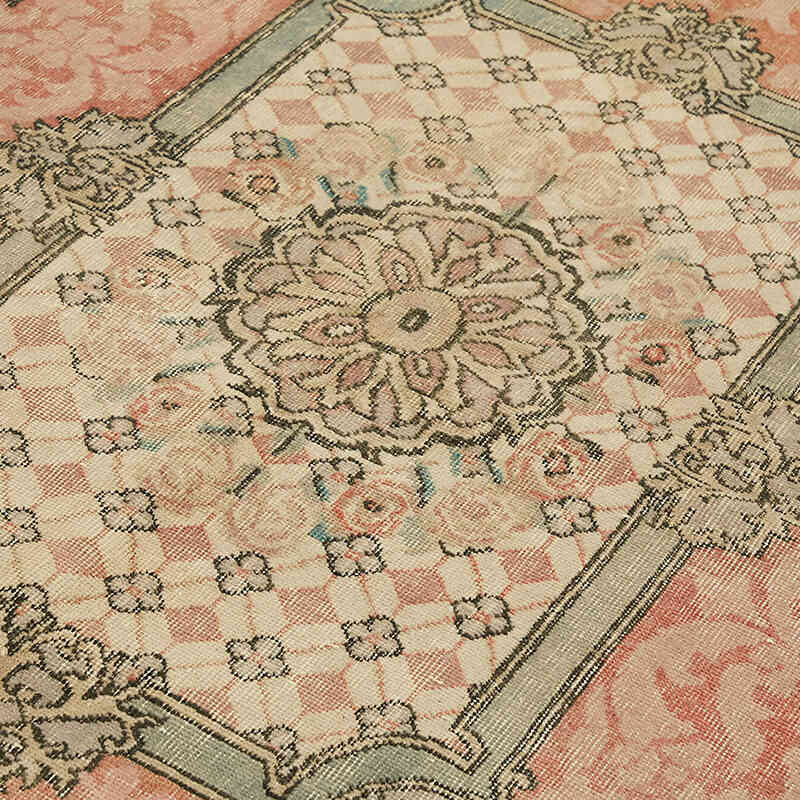 Alfombra Vintage Turca Anudada a Mano - 195 cm x 330 cm - K0078727