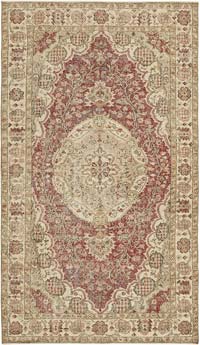 El Dokuma Vintage Halı - 155 cm x 272 cm