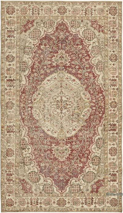El Dokuma Vintage Halı - 155 cm x 272 cm