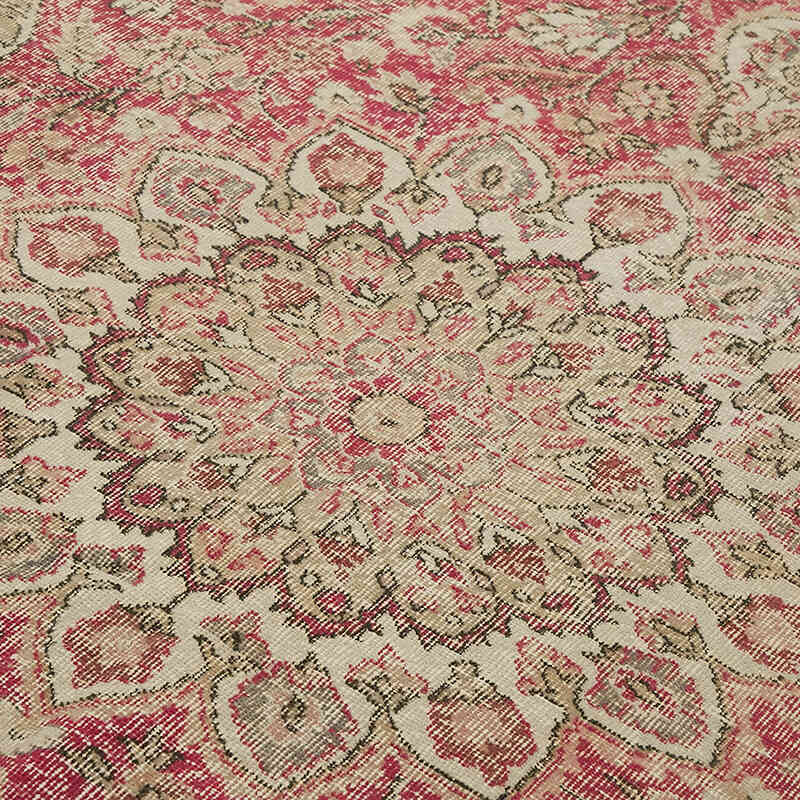 Alfombra Vintage Turca Anudada a Mano - 195 cm x 303 cm - K0078730