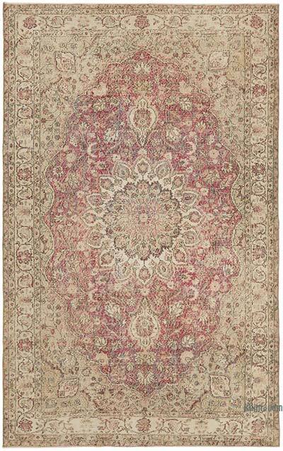 Vintage Turkish Hand-Knotted Rug - 6' 5" x 9' 11" (77" x 119")