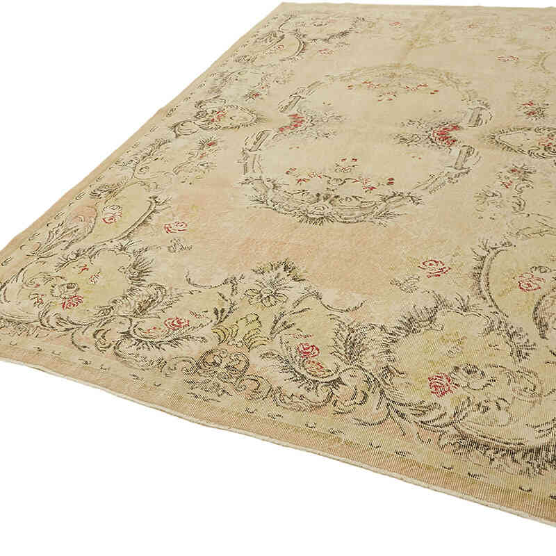 Vintage Turkish Hand-Knotted Rug - 6' 10" x 10' 2" (82" x 122") - K0078732