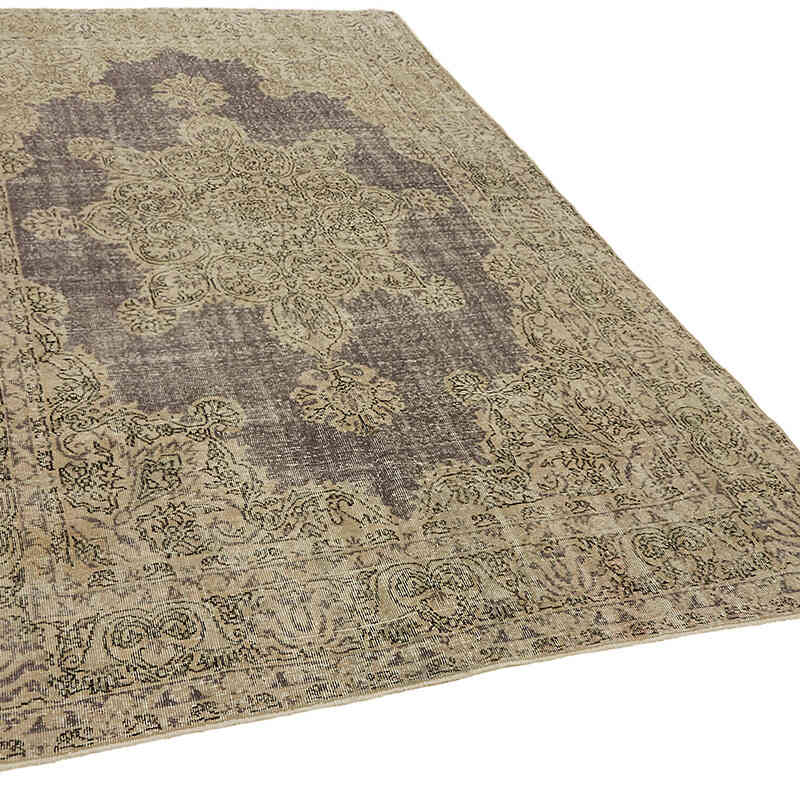 Vintage Turkish Hand-Knotted Rug - 6' 7" x 10' 6" (79" x 126") - K0078735
