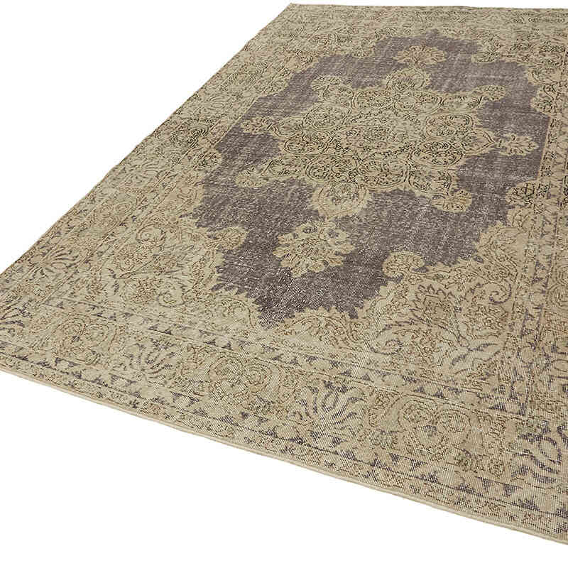 Vintage Turkish Hand-Knotted Rug - 6' 7" x 10' 6" (79" x 126") - K0078735