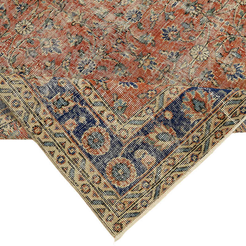 Alfombra Vintage Turca Anudada a Mano - 151 cm x 261 cm - K0078739
