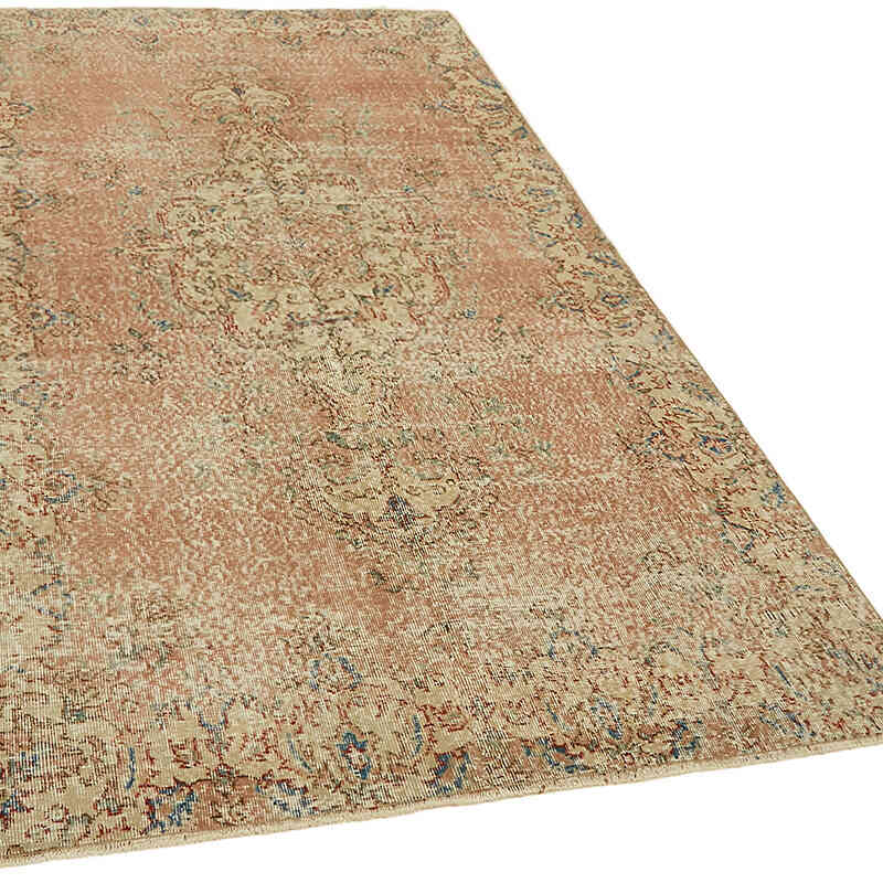Alfombra Vintage Turca Anudada a Mano - 150 cm x 254 cm - K0078740