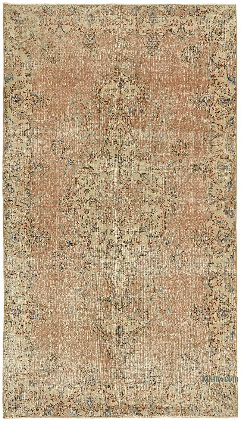 Alfombra Vintage Turca Anudada a Mano - 150 cm x 254 cm - K0078740
