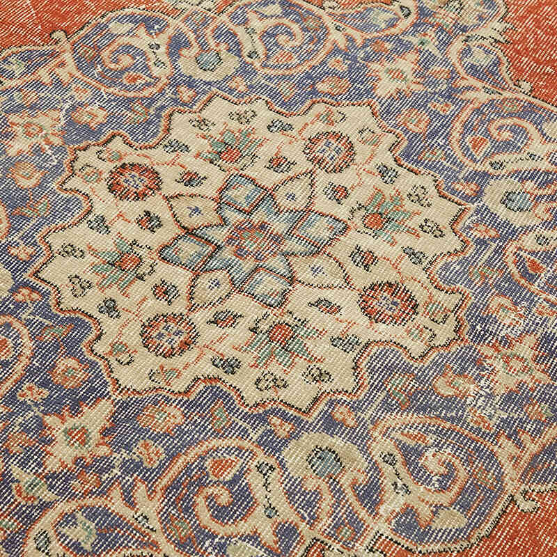 Alfombra Vintage Turca Anudada a Mano - 158 cm x 273 cm - K0078741
