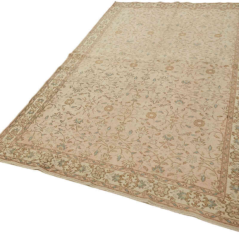 Alfombra Vintage Turca Anudada a Mano - 160 cm x 262 cm - K0078743