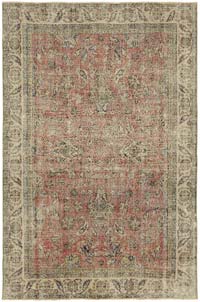 El Dokuma Vintage Halı - 204 cm x 298 cm
