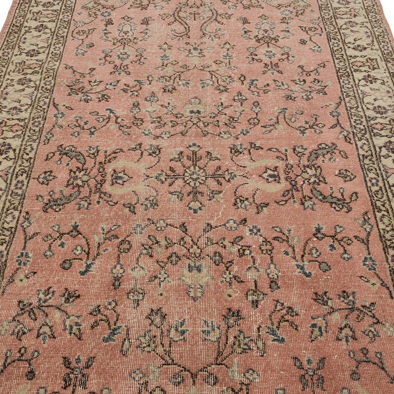 Alfombra Vintage Turca Anudada a Mano - 150 cm x 252 cm - K0078748